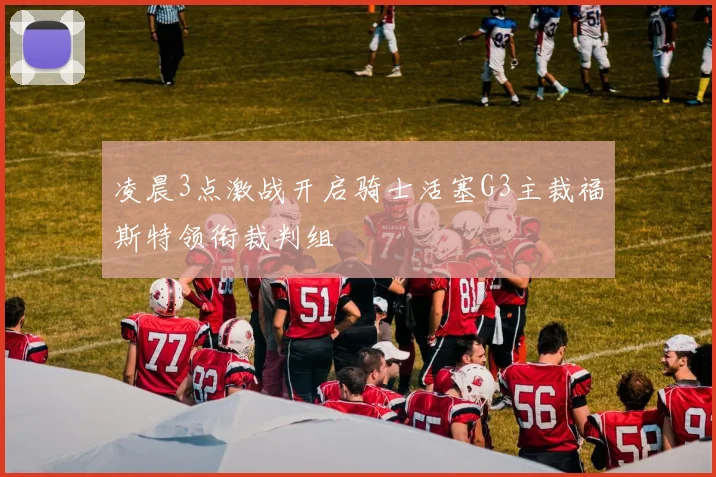 凌晨3点激战开启骑士活塞G3主裁福斯特领衔裁判组
